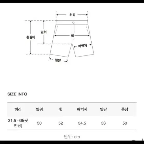 바온 포리아 데님 쇼츠 팬츠