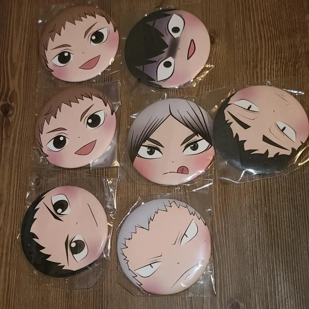 Haikyuu Face Hand Mirror Kageyama Aone Daichi Yaku semi Matsukawa