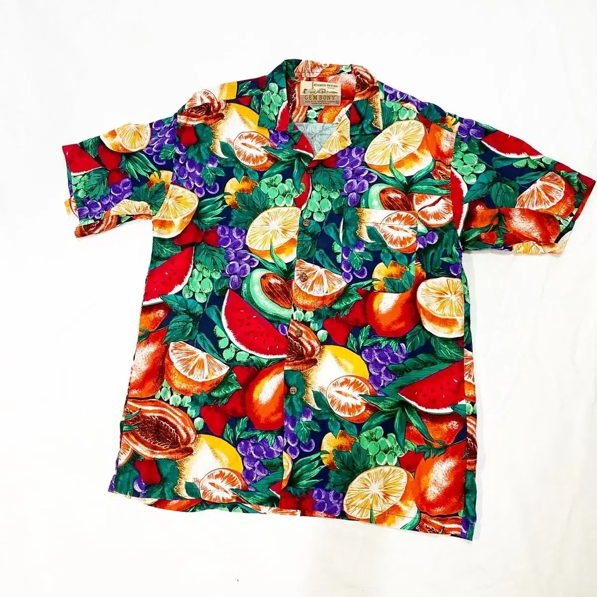 Fruits Hawaiian shirt made in Japan