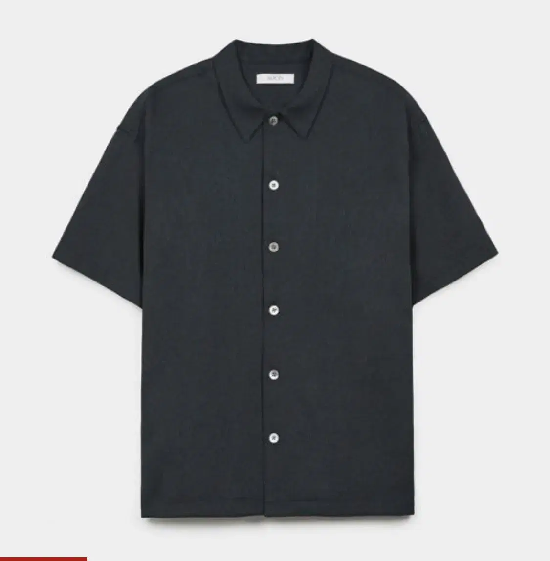 소신 Basket Weave Half Shirts / 차콜 / S