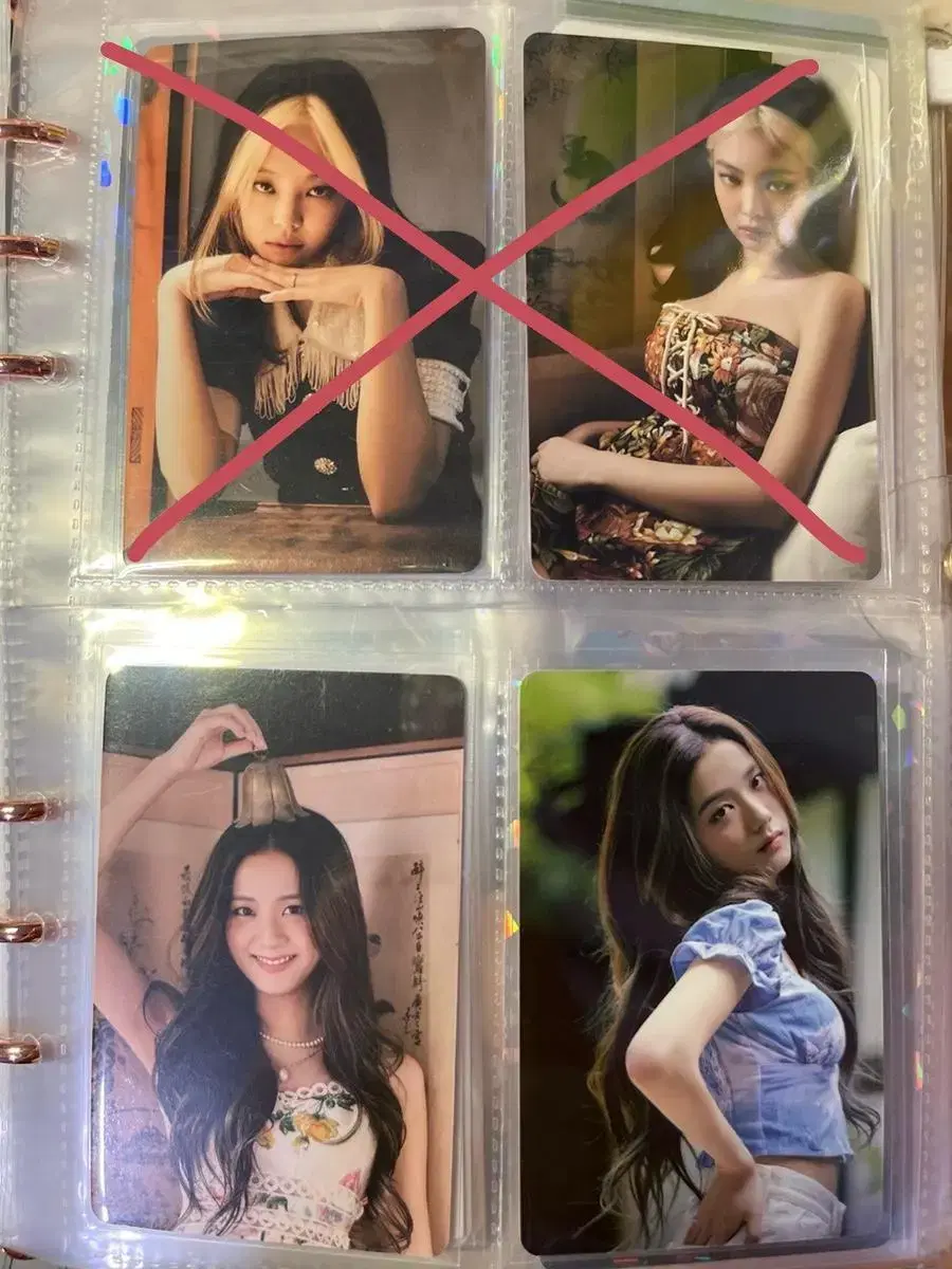 Blackpink Summerdaily photocard jennie jisoo