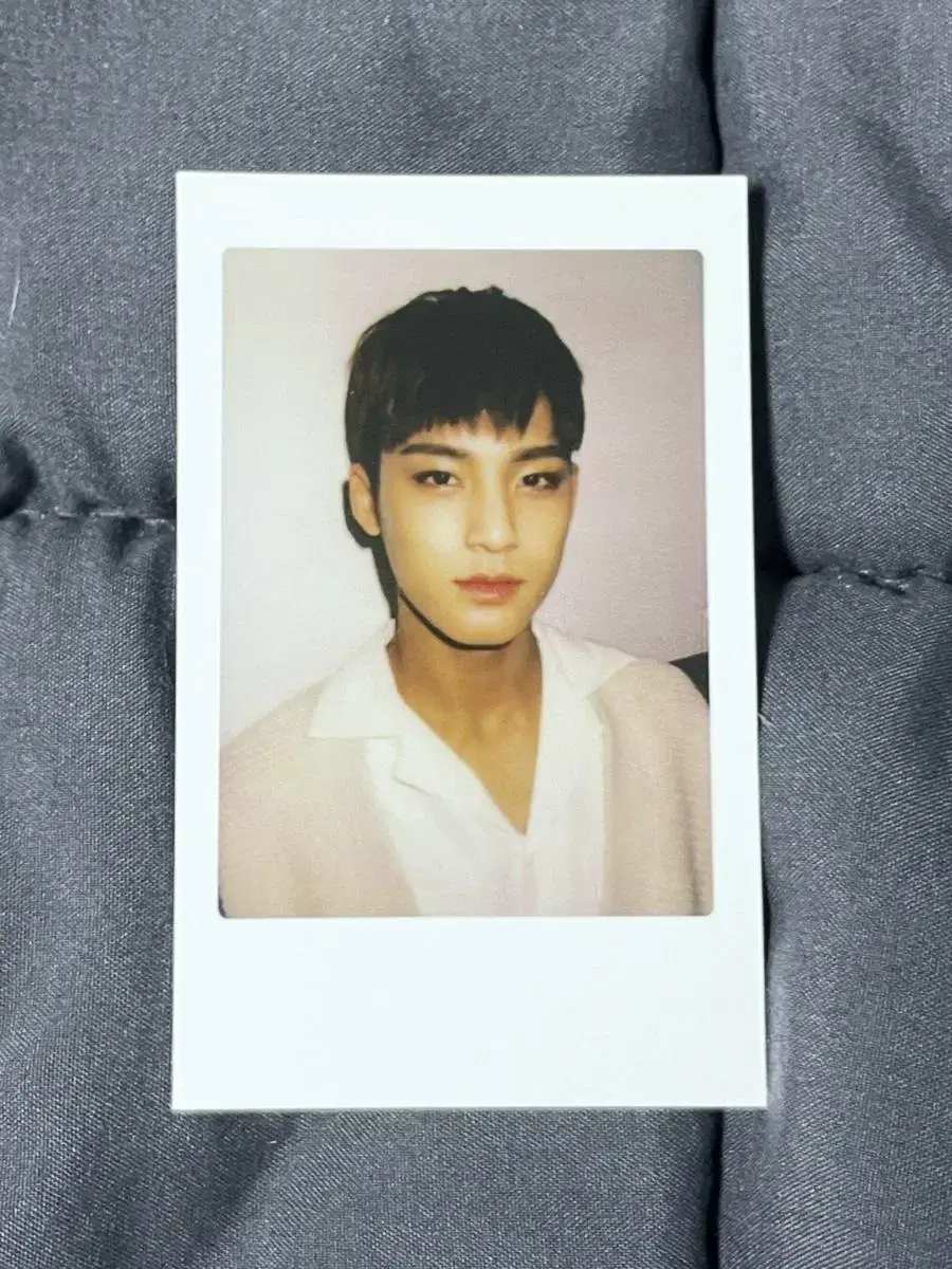 2017 seventeen fanmeeting caratland mingyu polaroid @pola photocard wts