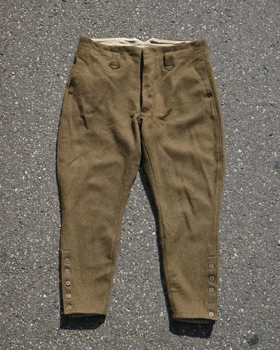 50-60s vintage breeches wool trouser