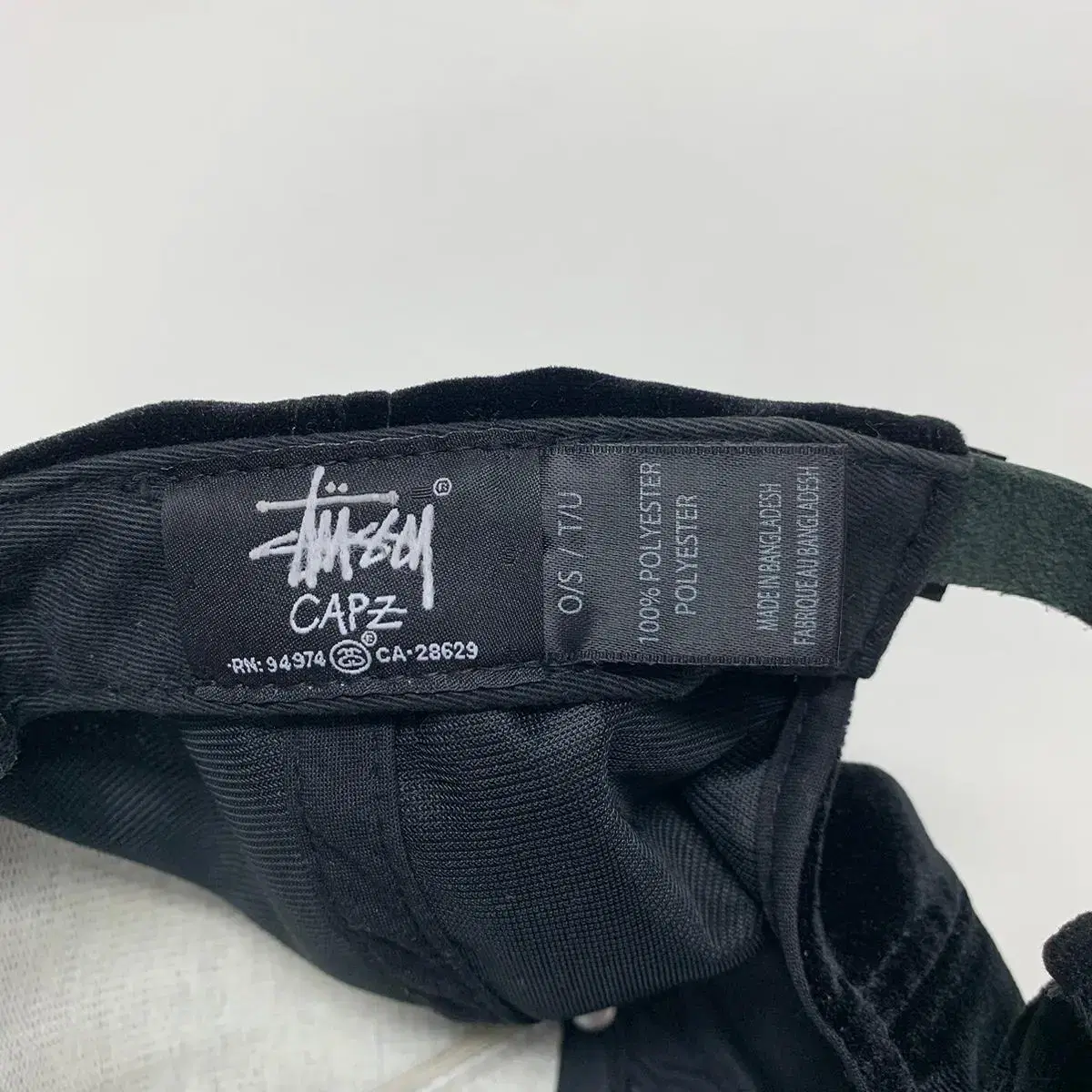 stussy 스투시 SS 링크 벨루어 캡모자