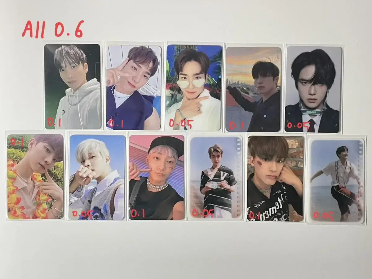 The Boyz sangyeon kevin eric younghoon q Grades photocard photocards