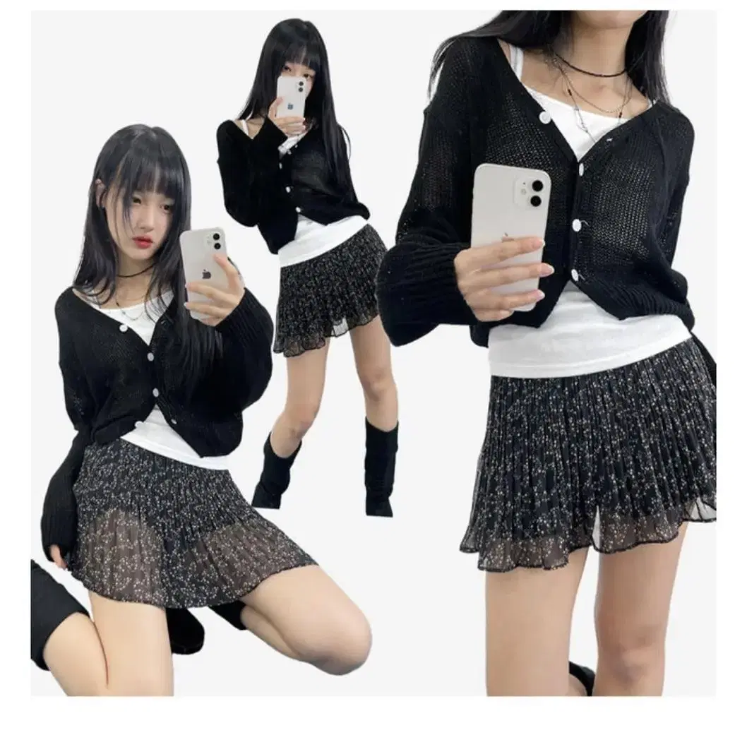 아쿠비클럽 kelly mini skirts 치마 미니스커트