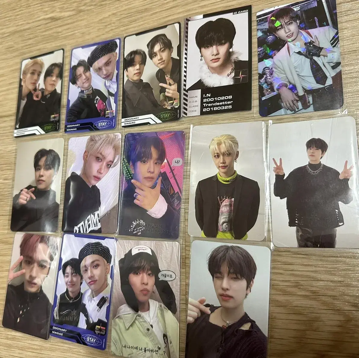 Straykids photocard wts skz seungmin hyunjin i.n felix lee know han