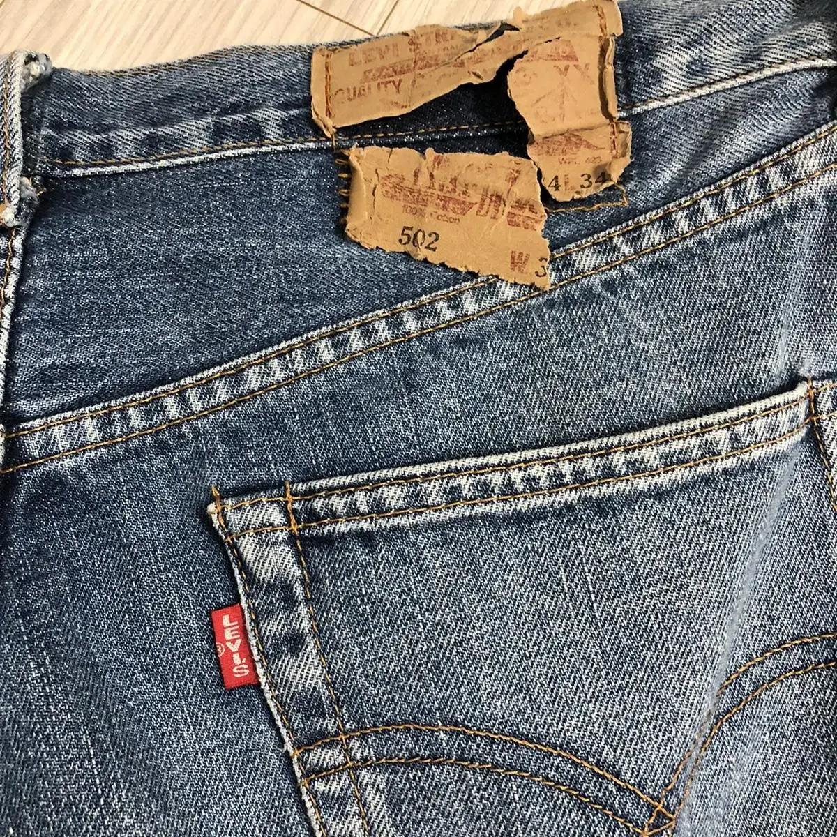 LEVIS 502 selvage 32