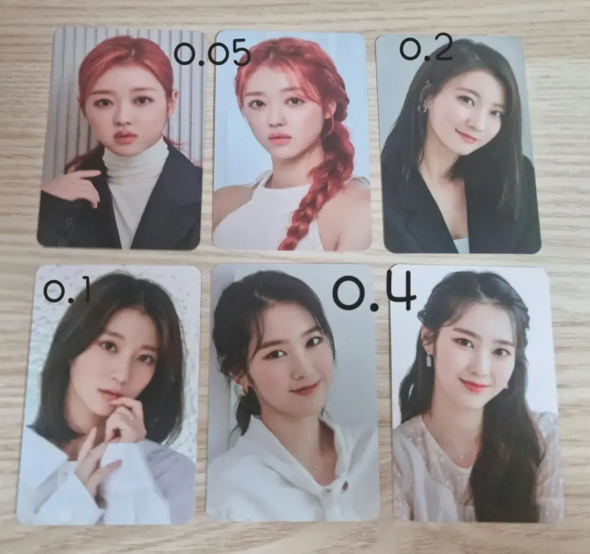 Oh My Girl Photocard (Arin,Hyojung,Mimi,Jiho,Seunghee,Yubin,Yooa)