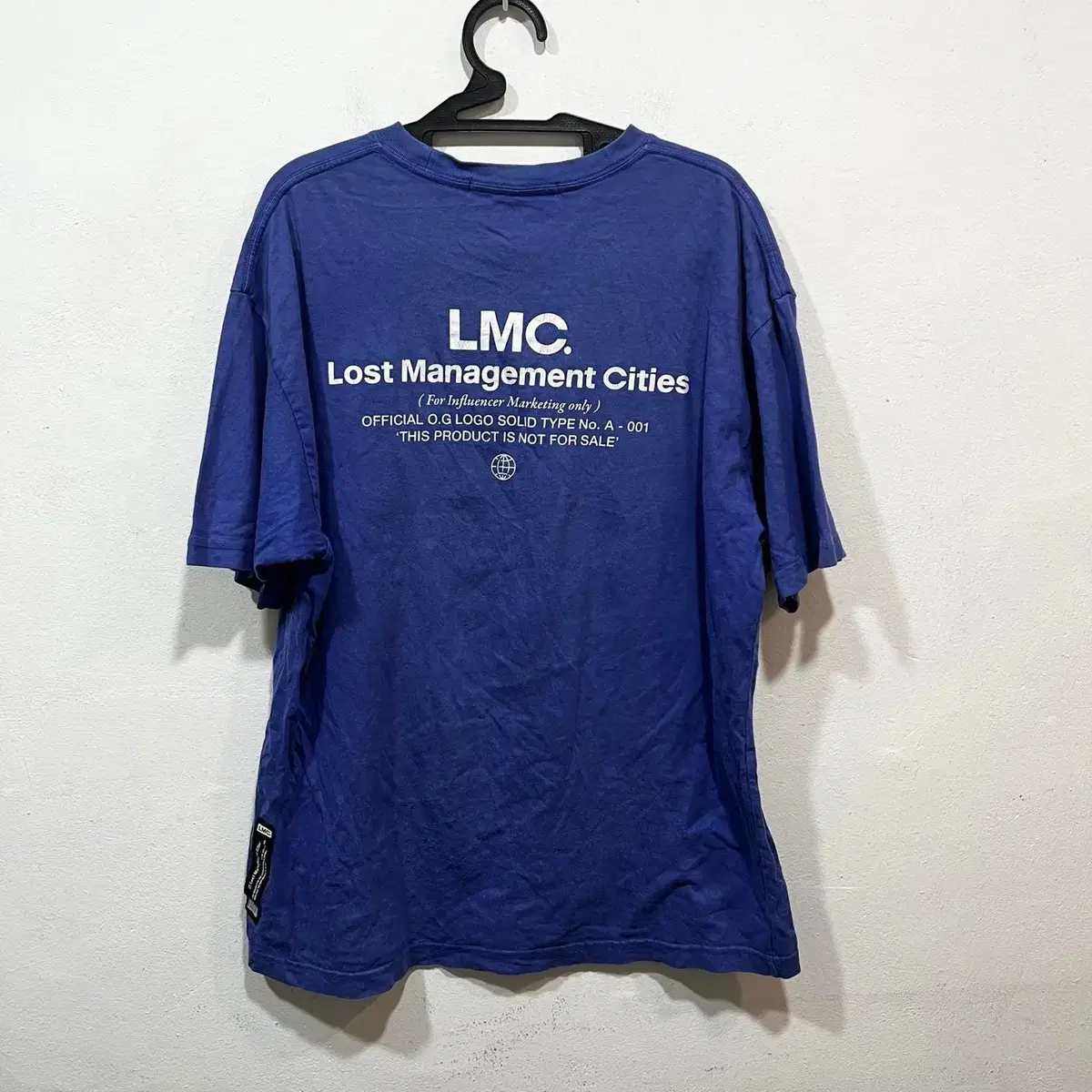 LMC 블루 여름 공용 반팔티