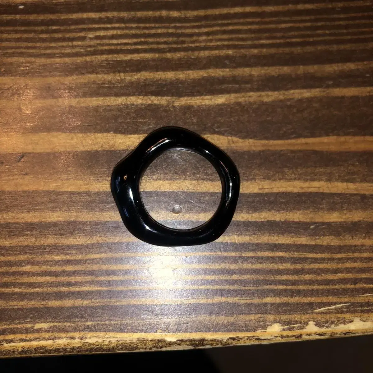 Vintage a pledge of love black ring