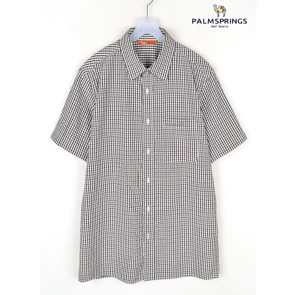 Palm-Spring/Short-Sleeved Southern/Men's/M/Shirt/Check/NB5401