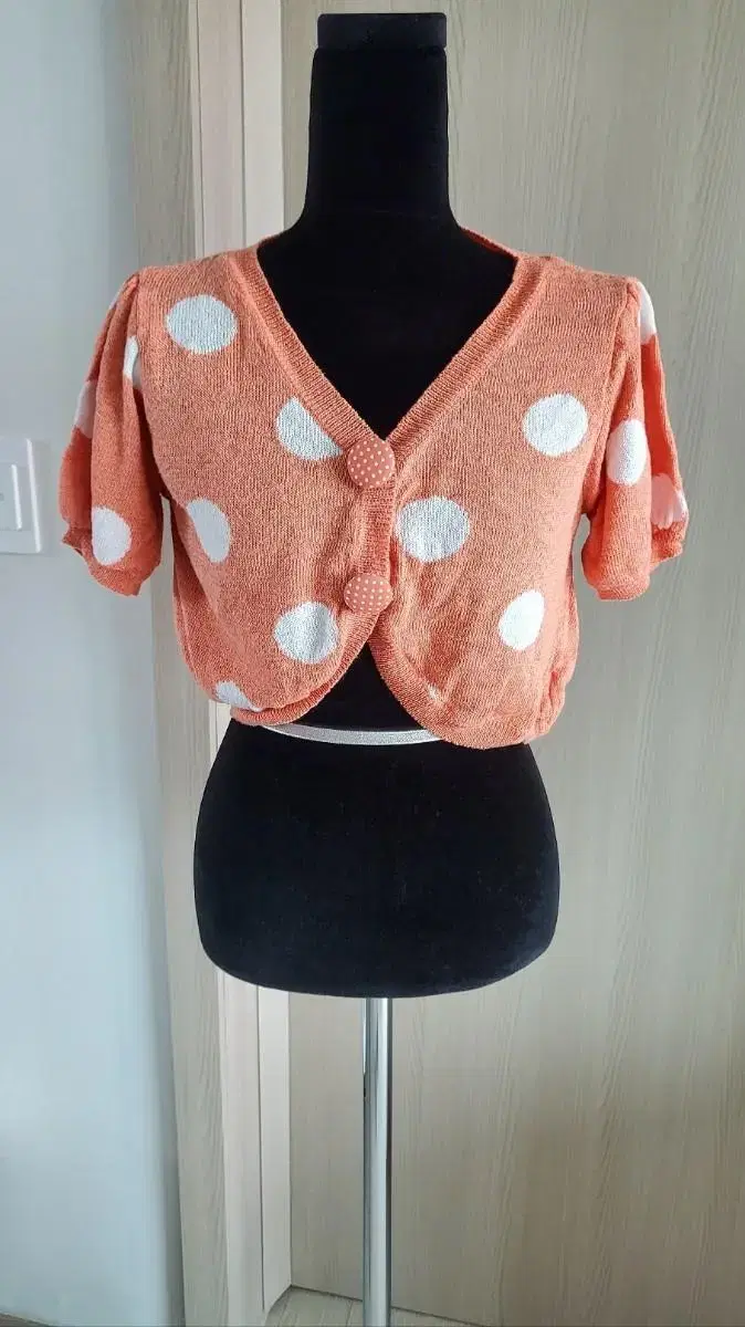 JNB Big Dot Bolero Cardigan