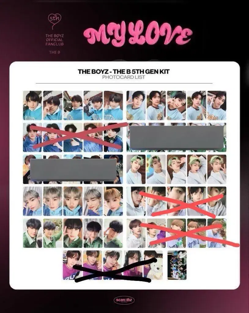 The Boyz Derby 5 kit photocard sell WTS