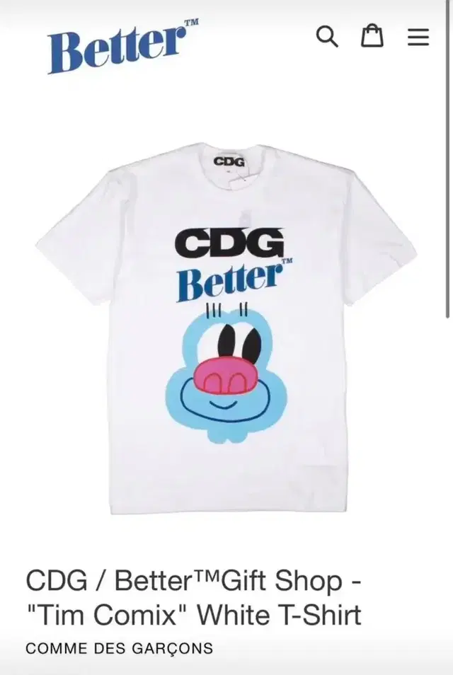 [L]STUSSY x better gift shop 티셔츠