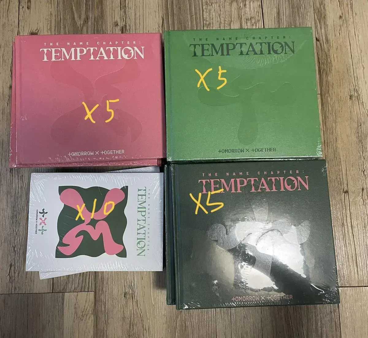 txt rulerby temptation sealed album sell unopen rulerby each