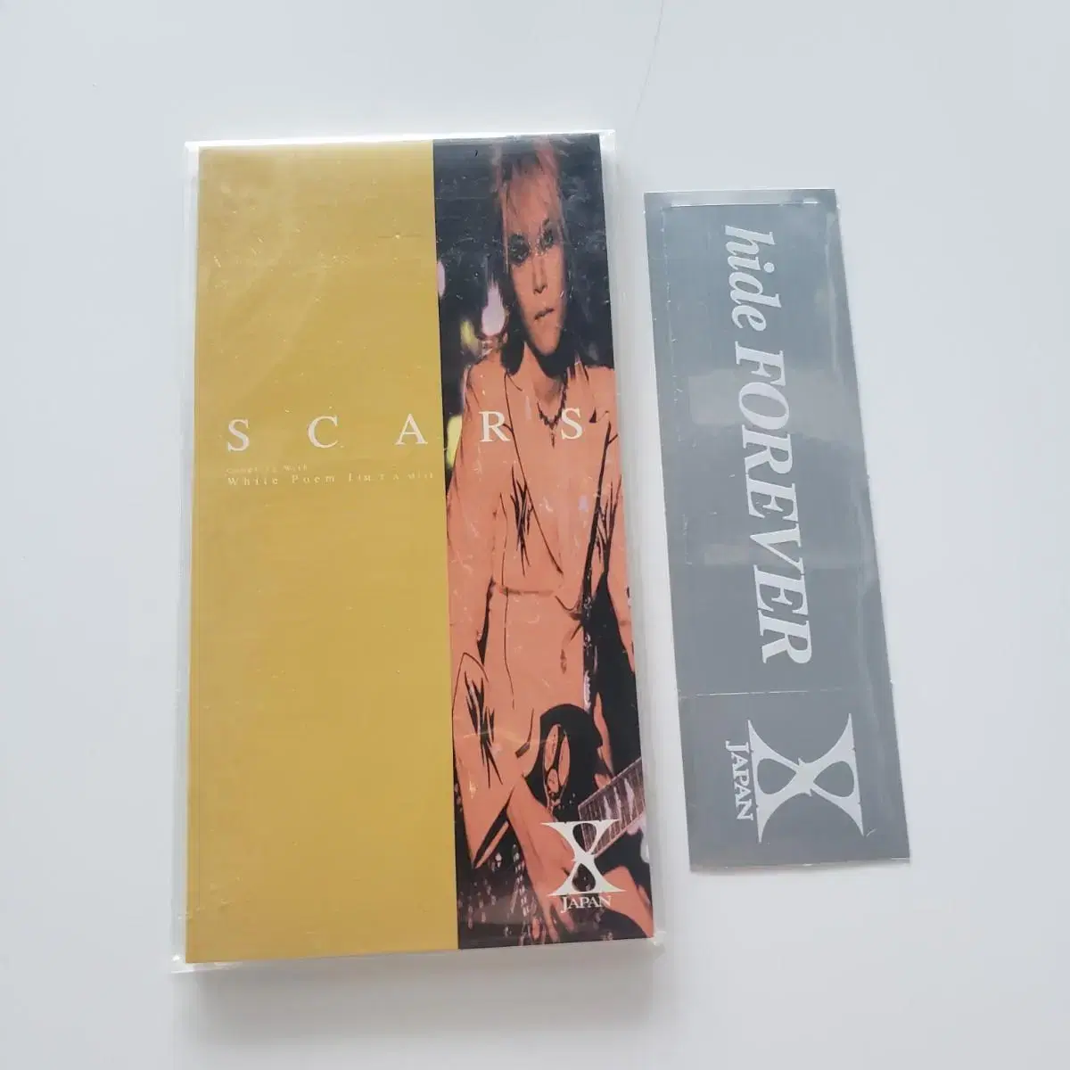 X-japan - SCARS/히데 스티커  8cm싱글cd