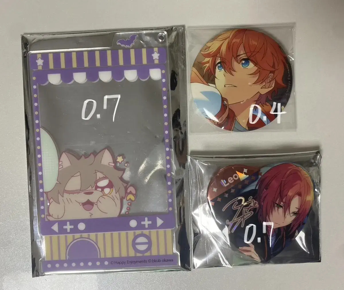 Anstar Heart Can Badge, Bukubu acrylic Edition