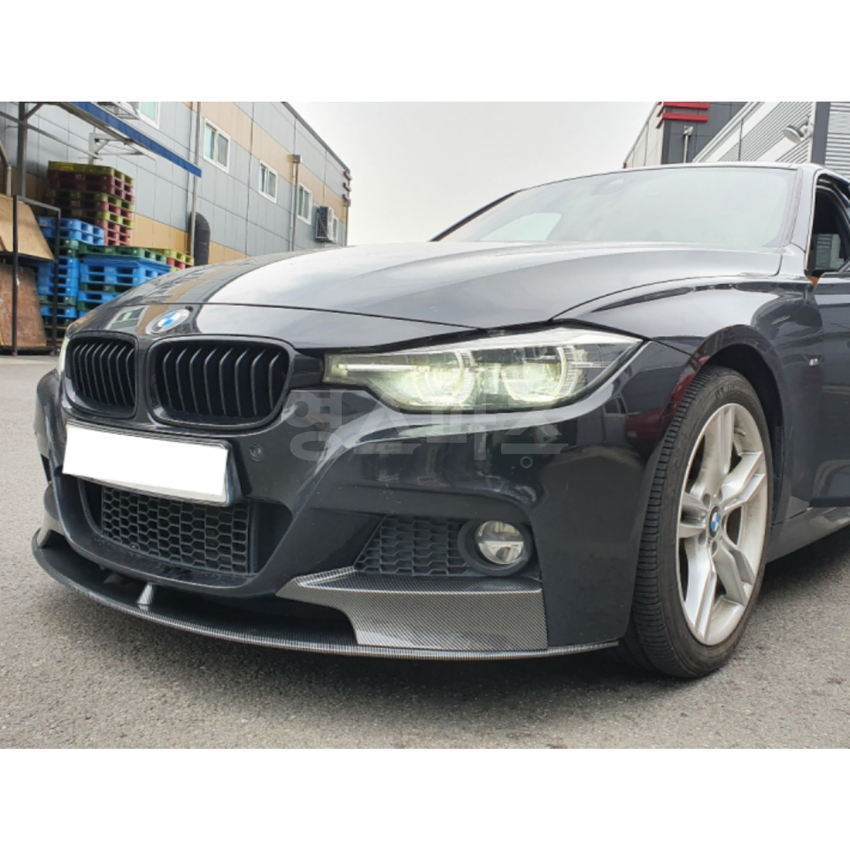 [특가핫딜] BMW F30 F31 3시리즈 카본 블랙 M퍼포먼스 프론트립