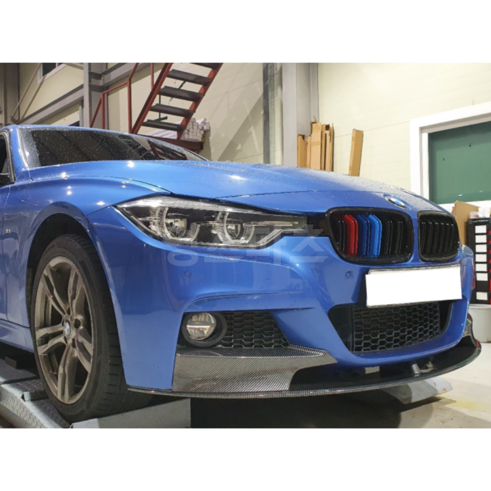 [특가핫딜] BMW F30 F31 3시리즈 카본 블랙 M퍼포먼스 프론트립