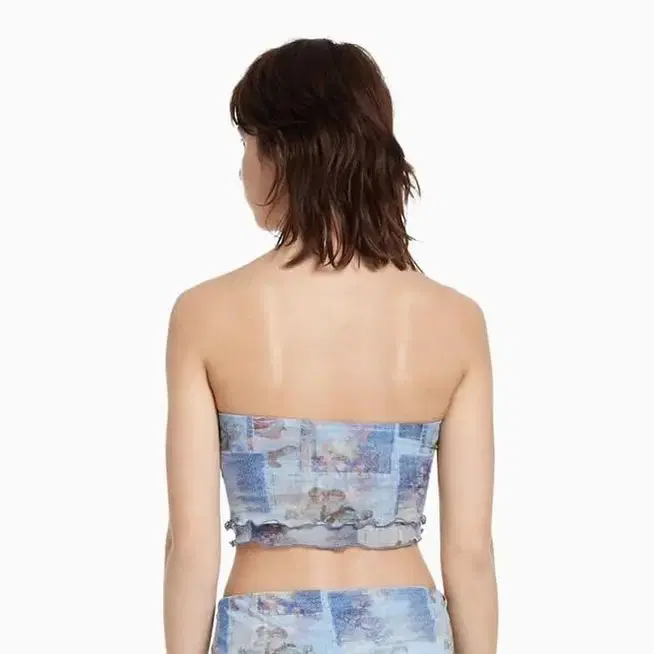 [Bershka] Printed crop top