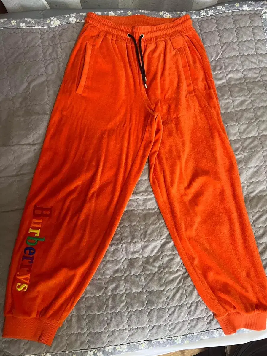 Burberry Rainbow Logo Pants Towel Sweatpants