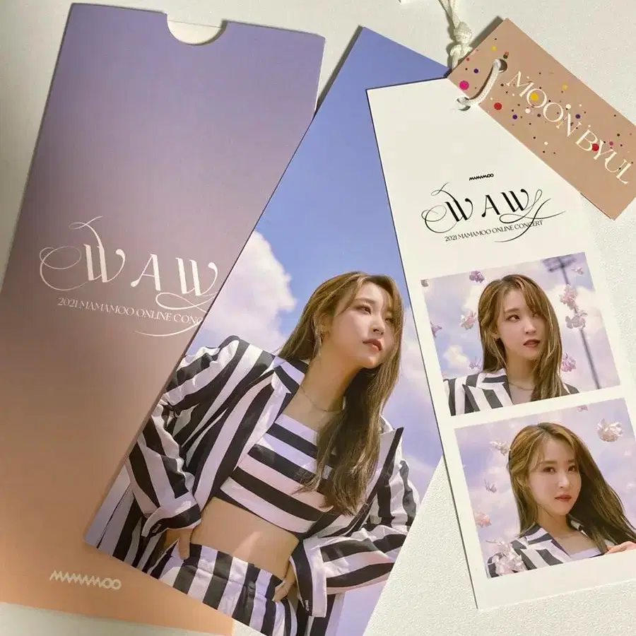 마마무 콘서트 문별 엽서 택 포토 태그