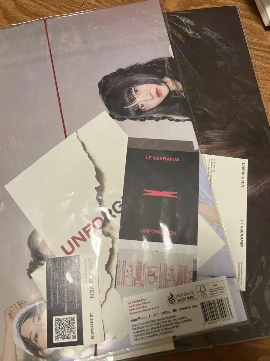 le sserafim 정규1집 weverse album set unsealed