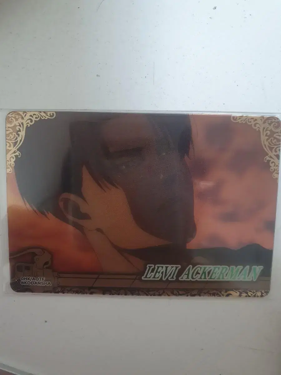 Attack on Titan Levi Collector's Card