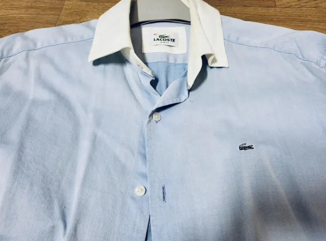 라코스테 (LACOSTE) 슬림핏 캐주얼 셔츠 (100 size)