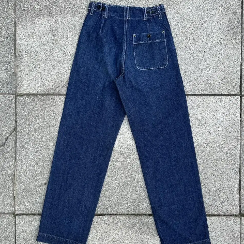 vintage adjust denim trouser