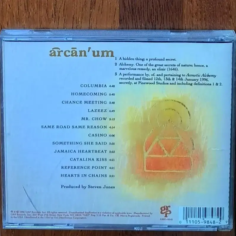 Acoustic Alchemy - ArcanumCD