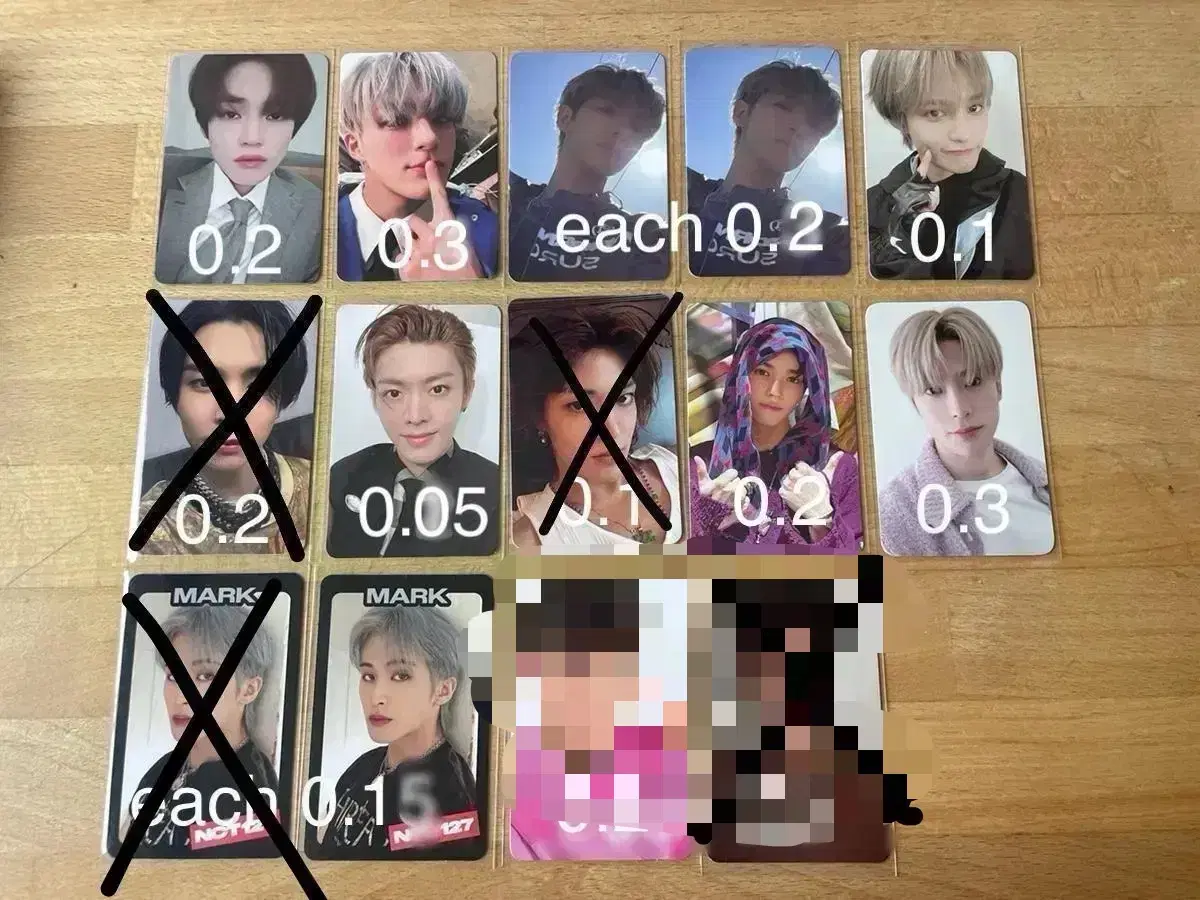 nct 127 nct dream nct u photocard wts