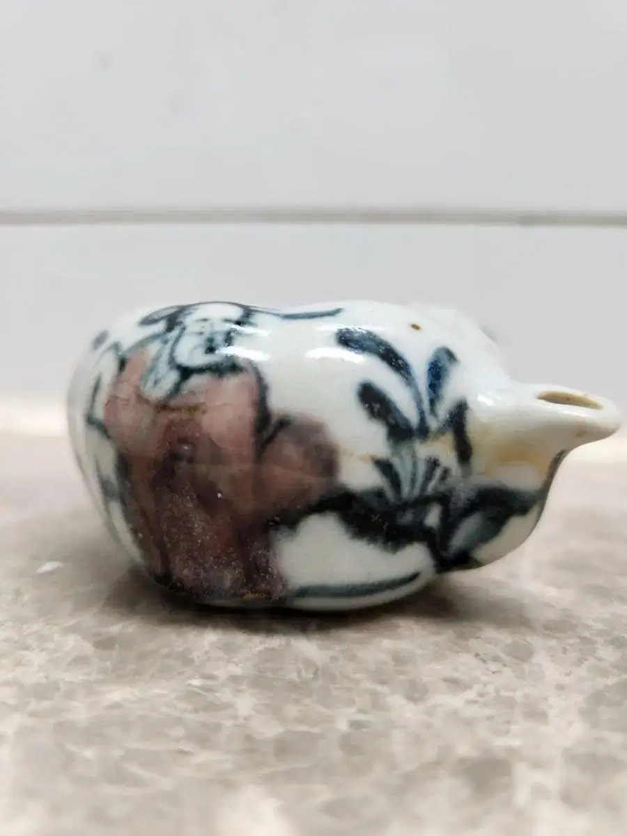 White porcelain vase