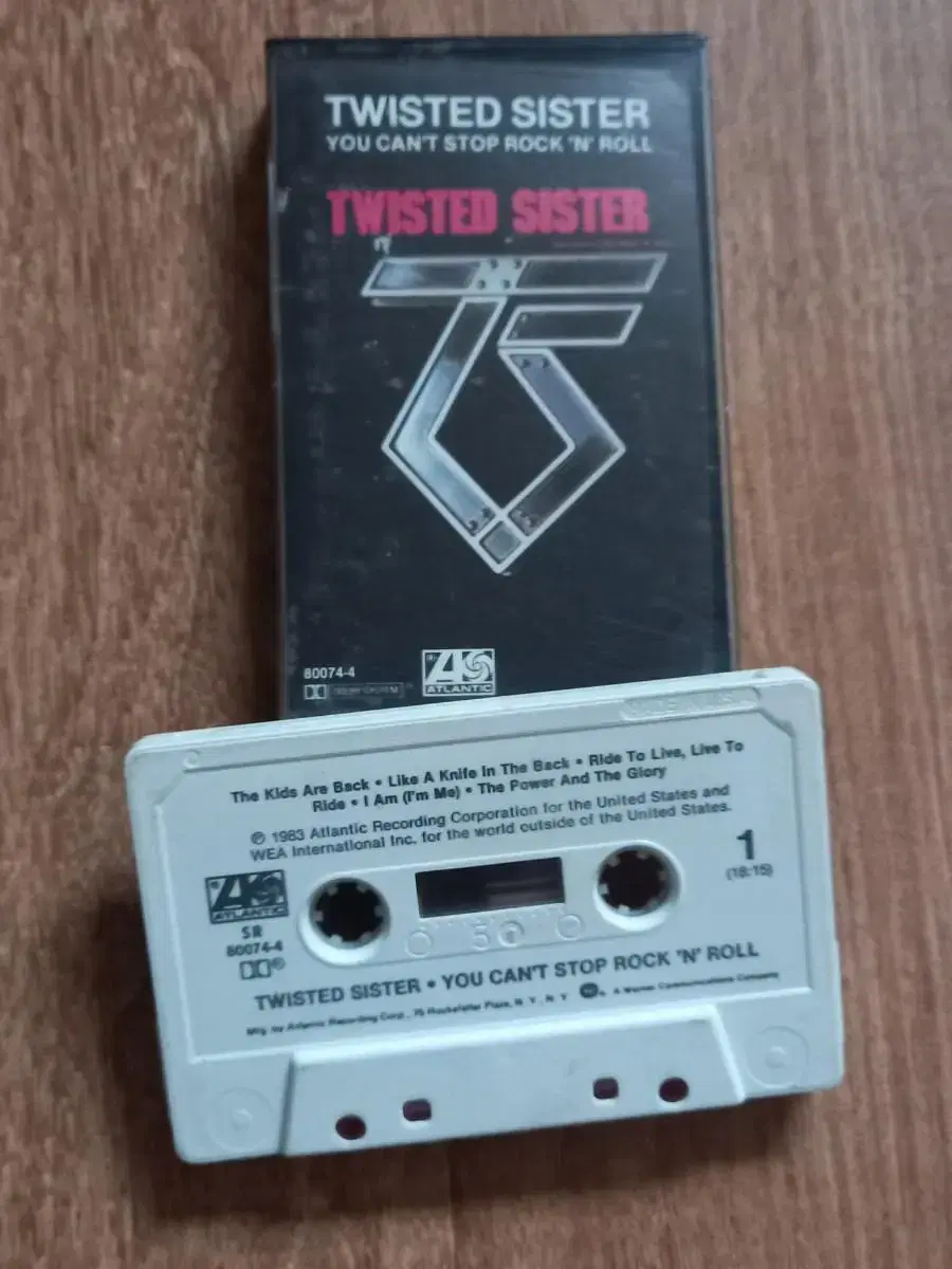 twisted sister 수입 카세트테이프