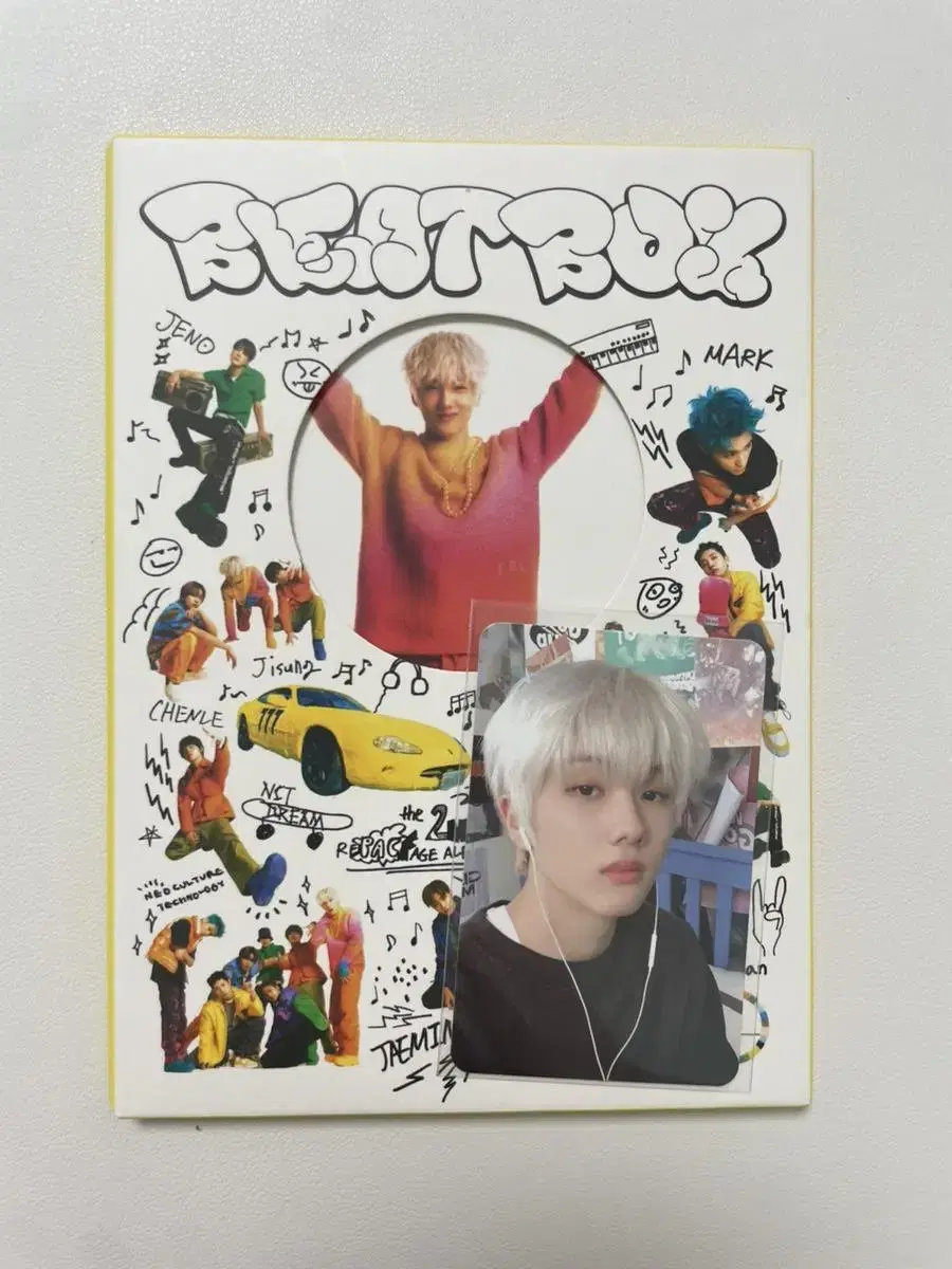 NCT jisung beatbox postcard book photocards