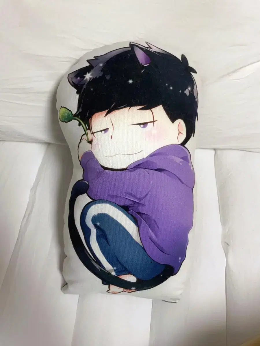 Osomatsu-san Ichimatsu Cushion doll + postcard