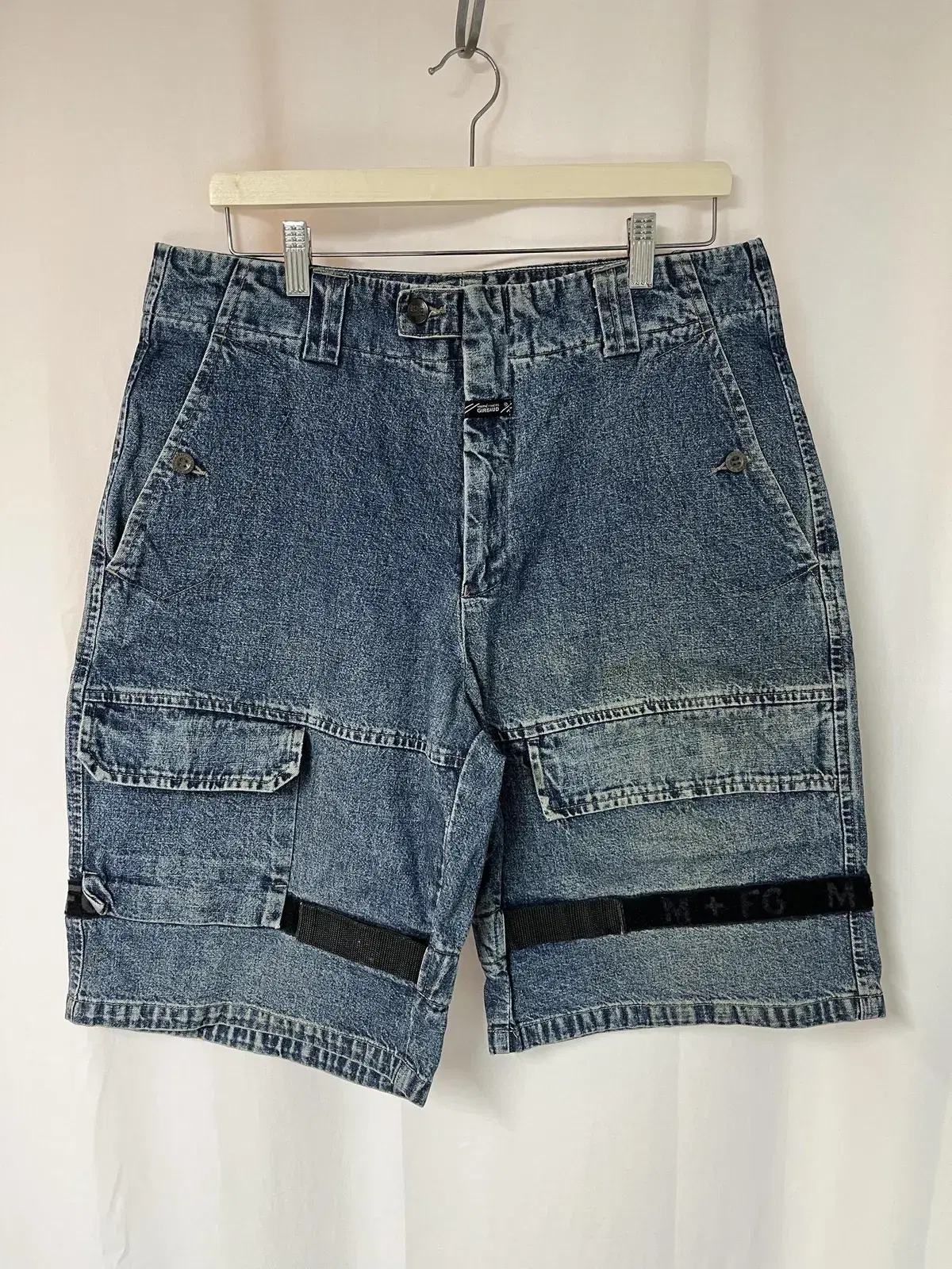 90's Mariette Francois Jabber Denim Shorts