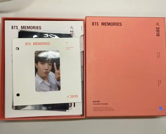 방탄 bts 2019 메모리즈 블루레이 슈가 제이홉 정호석 포카 판매