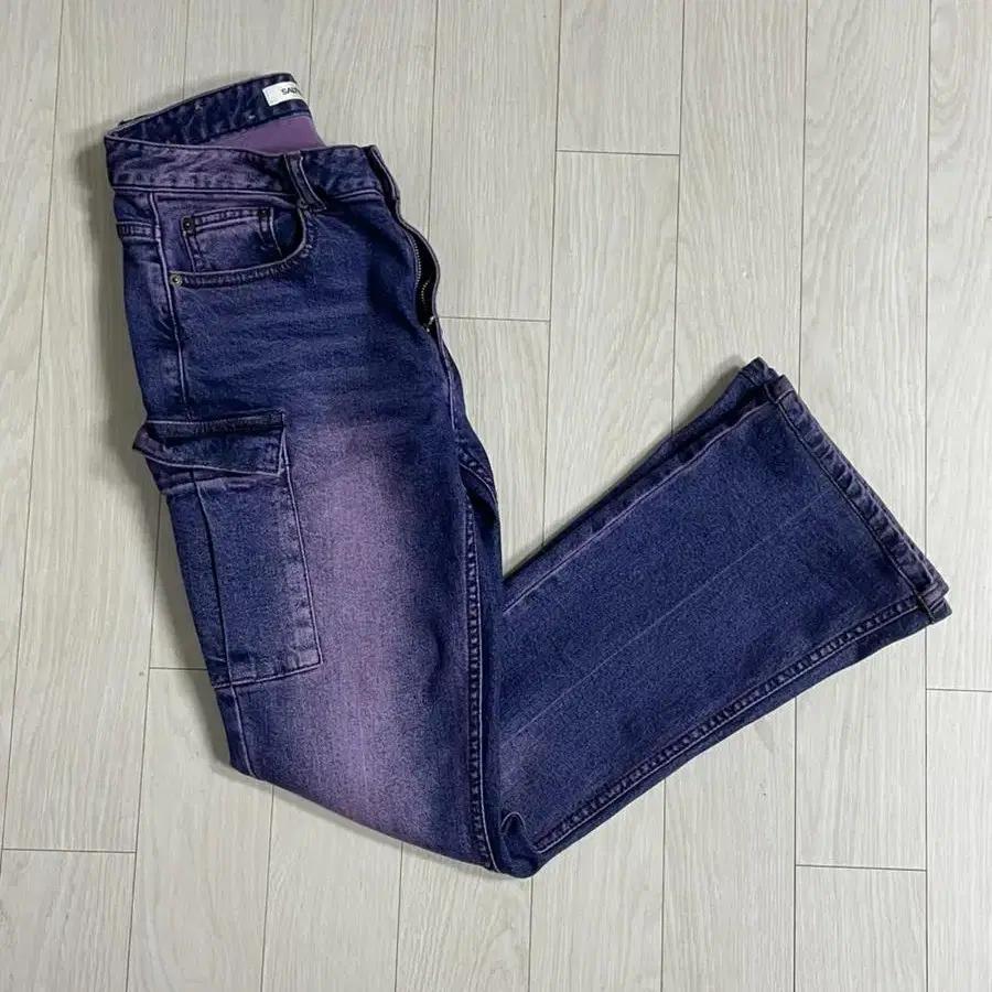 솔티페블 카고 컬러 바지 진 CARGO COLOR JEANS