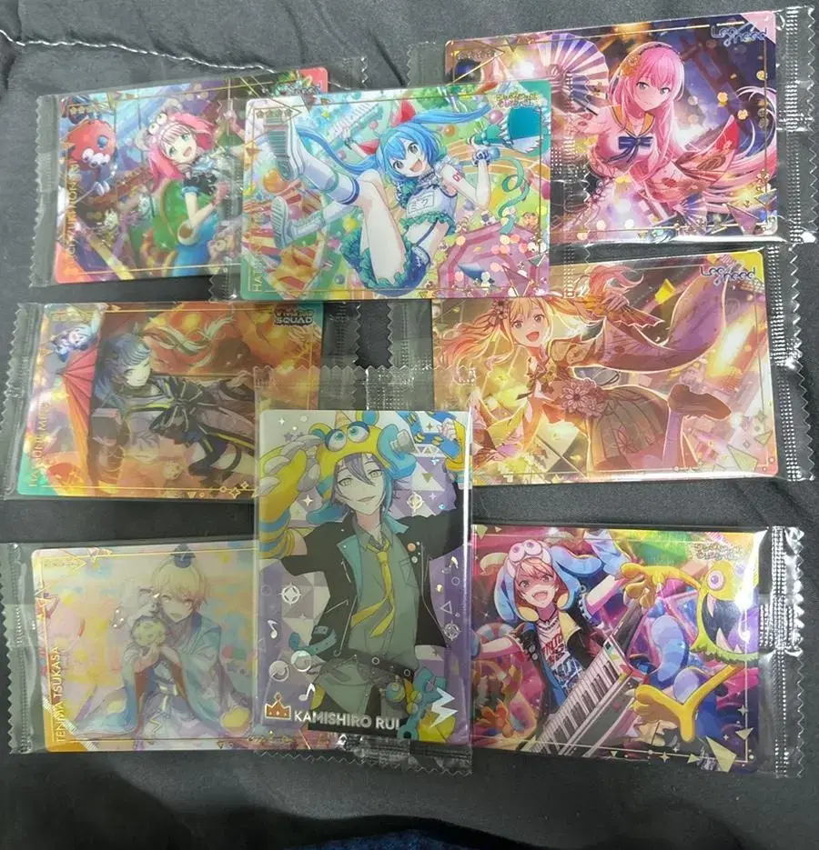 Sells Pseudo Tsukasa, Rui, Miku, Saki, Honami and Luke Wejas