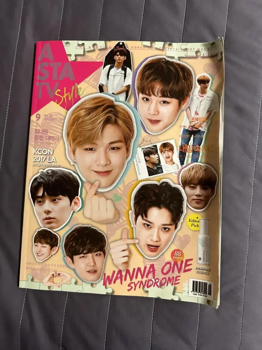 wanna one asta magazine (asta tv style)