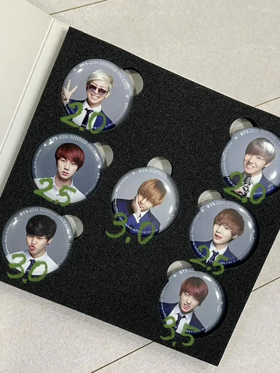 BTS 2014 Summer Package Pinbutton Pinvetji