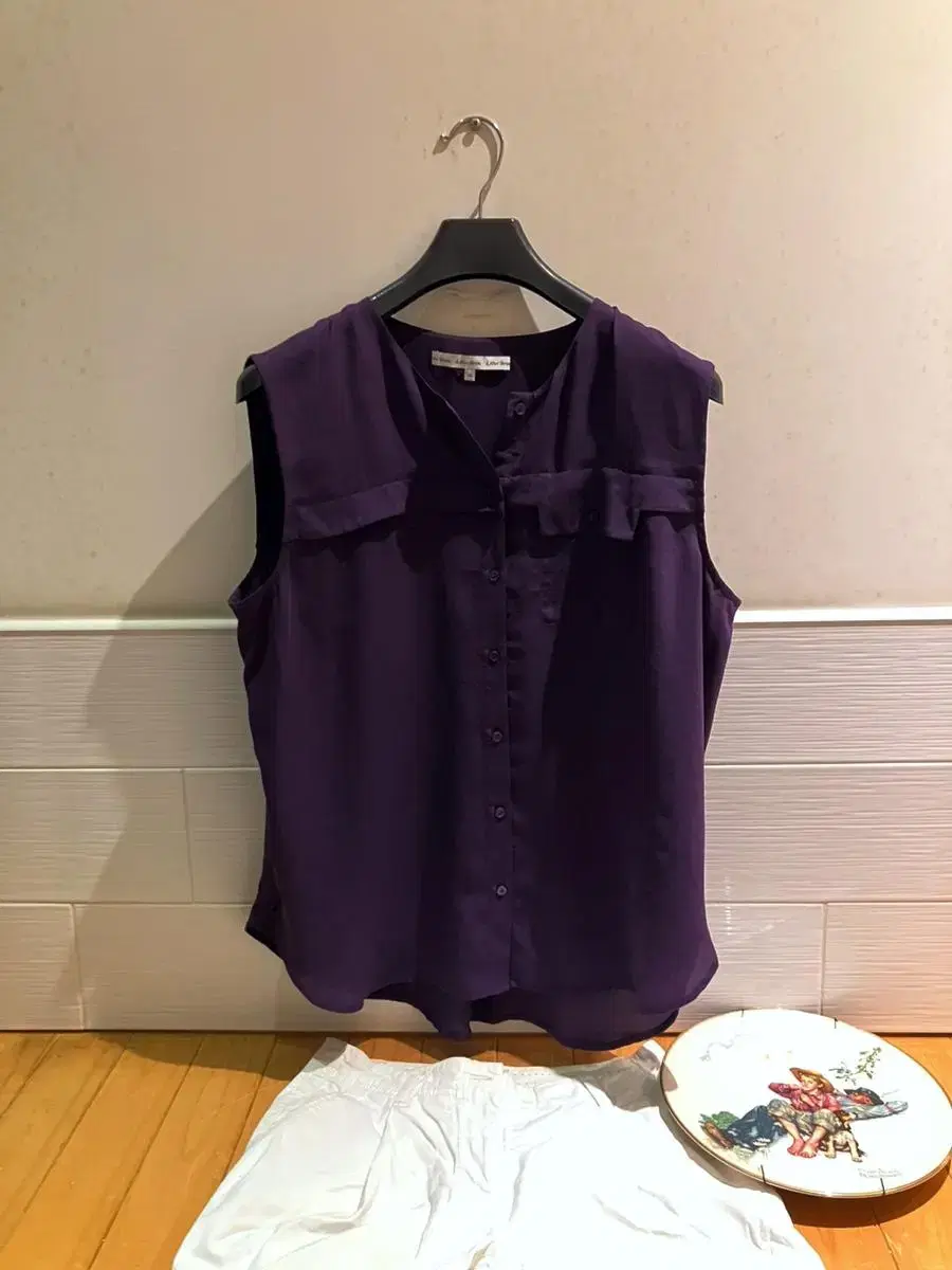 & Other Stories Elegant Deep Purple Blouse 77-New