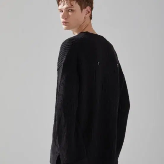 (M)메종미네드 hand lining pullover knit