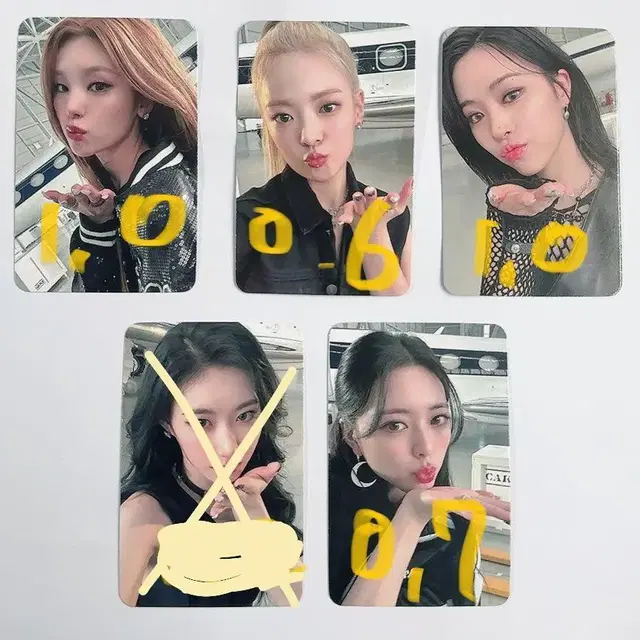 있지 ITZY 사웨 폴라로이드 이벤트 응모자 특전 미공포 포카