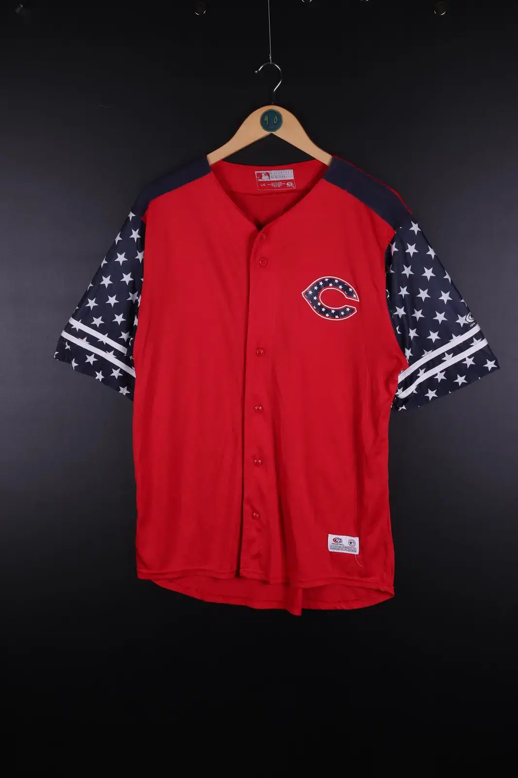 [L] Trufan Cincinnati Reds Stars and Stripes Edition.