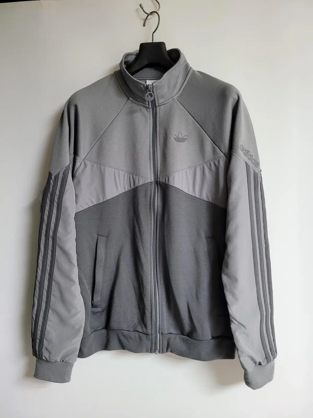 Adidas Grey Two-Tone Track Top Jersey MenM Paul791