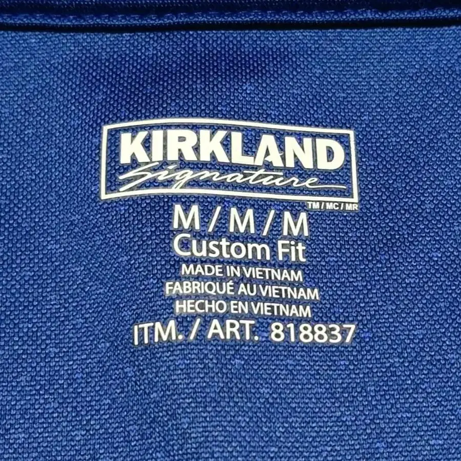 커클랜드 KIRKLAND 반팔티 카라티 남성100