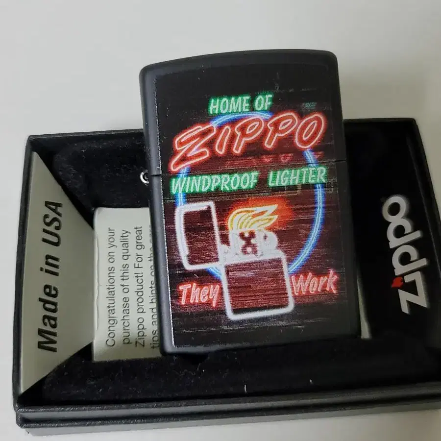 48455 ZIPPO DESIGN 정품 미개봉 새 지포라이터